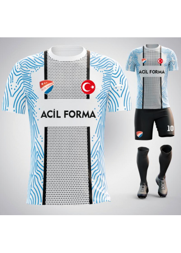 Baskılı Futbol Forması 002 2 Günde Kargo